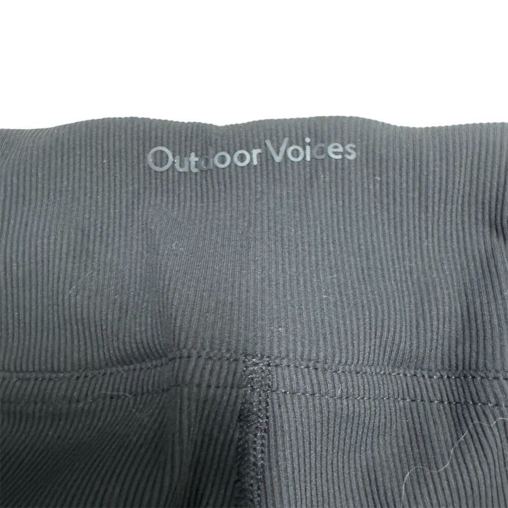 EUC Outdoor Voices Women's Flare Leggings Black XL High-Waisted Activewear - Picture 3 of 6